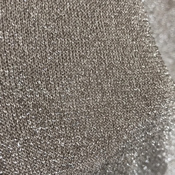 All Saints Lurex Sheer Knit Dress - Picture 6 of 8